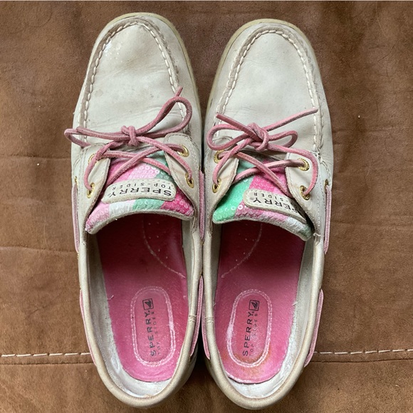Sequined Sperry Boat Shoes s9 - Picture 3 of 10